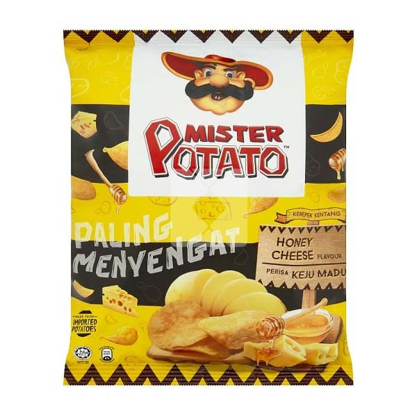 MR POTATO CHIPS PKT HONEY CHEESE 60GM