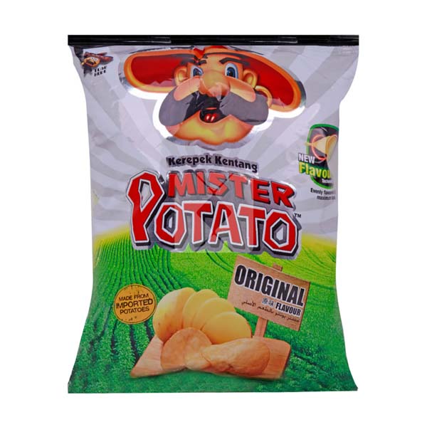 MR POTATO CHIPS PKT ORIGINAL 60GM