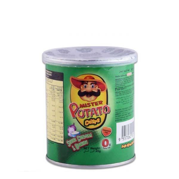 MR POTATO CRIPS SOUR CREAM ONION 40G