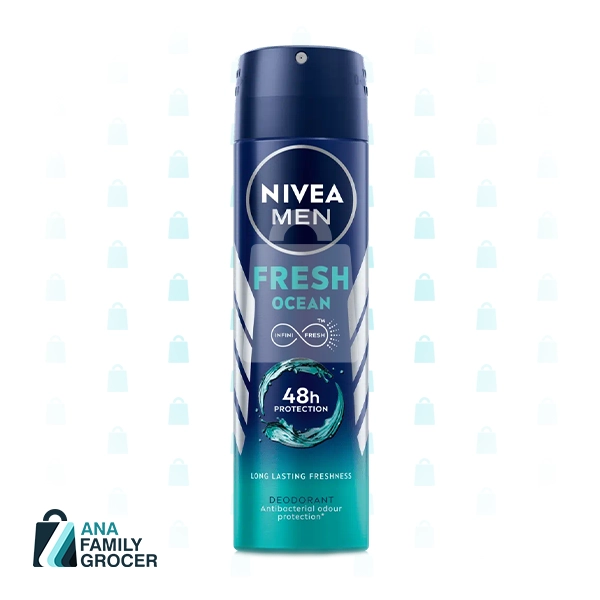 NIVEA MEN DEODORANT SPRAY FRESH OCEAN 150ML