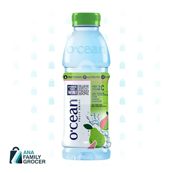 OCEAN FRUIT DRINK PINK GUAVA 500ML