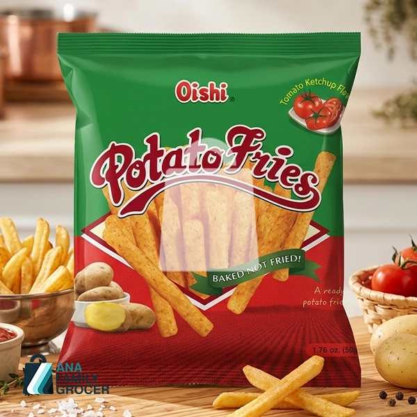 OISHI POTATO FRIES KETCHUP FLAVOR 50G