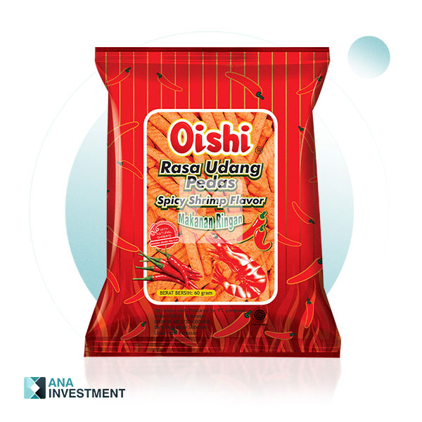 OISHI SPICY SHRIMP FLAVOR 60G