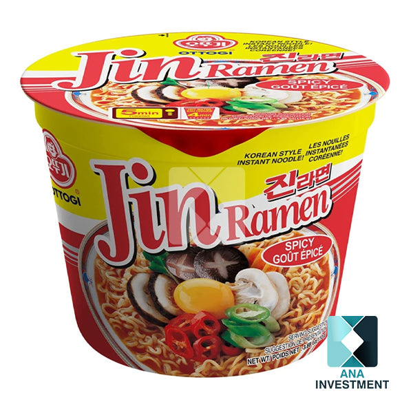 OTTOGI JIN RAMEN SPICY BOWL 110G