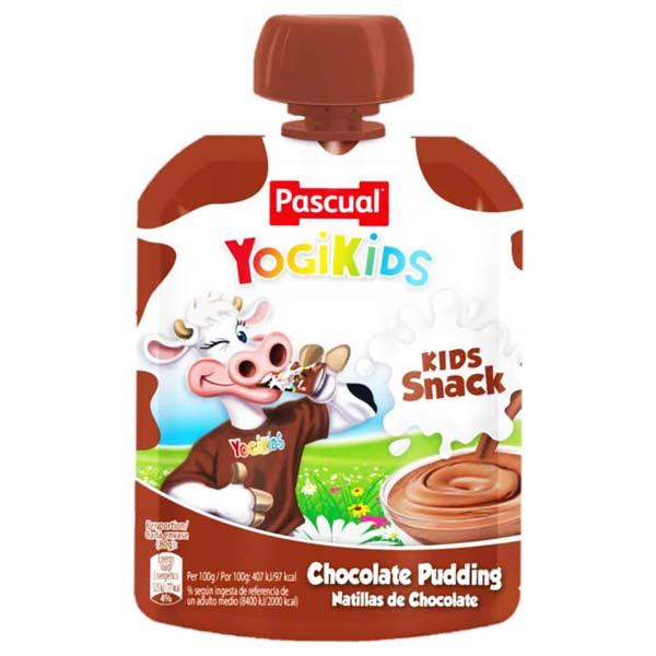 PASCUAL YOGIKIDS CHOCOLATE PUDDING POUCH 80GM