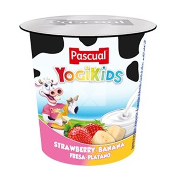 PASCUAL YOGIKIDS STRAWBERRY BANANA 125GM