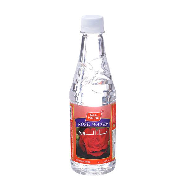 REAL VALUE ROSE  WATER 400ML