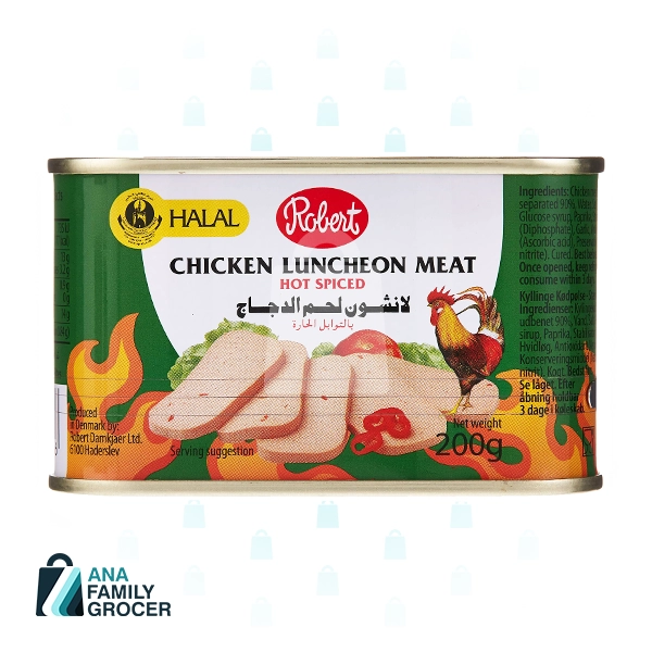 ROBERT CHICKEN LUNCHEON MEAT HOT 200G