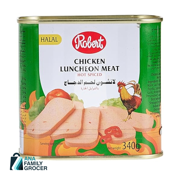 ROBERT CHICKEN LUNCHEON MEAT HOT 340G