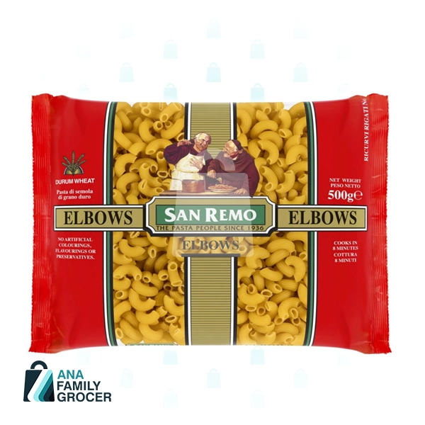 SAN REMO PASTA ELBOWS #35 500G
