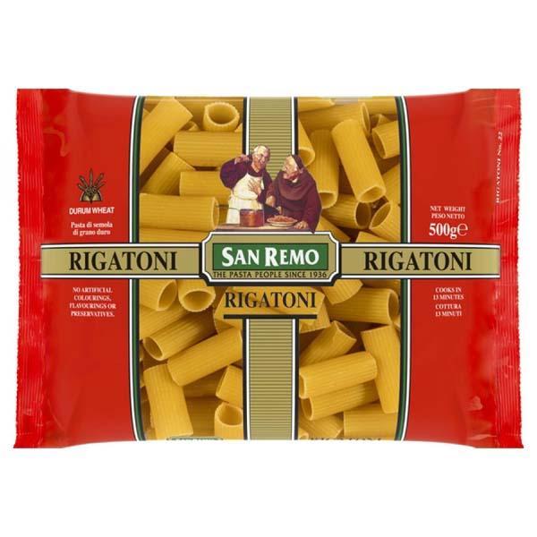 SAN REMO PASTA RIGATONI #22 500G