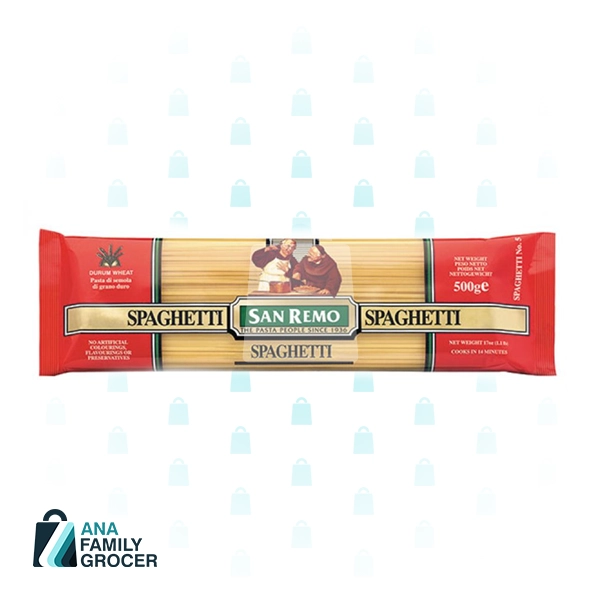 SAN REMO PASTA SPAGHETTI #5 500G