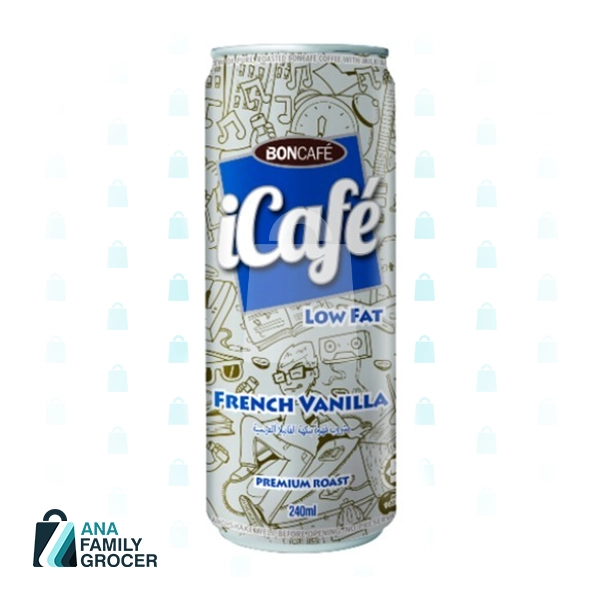 BONCAFE ICAFE FRENCH VANILLA 240ML