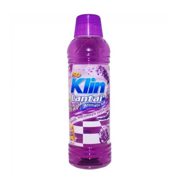 SOKLIN FLOOR CLEANER BOTTLE ( LAVENDER ) - PURPLE 450 ML