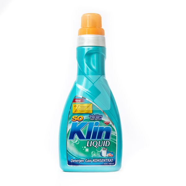 SOKLIN LIQUID DETERGENT BLUE 1L