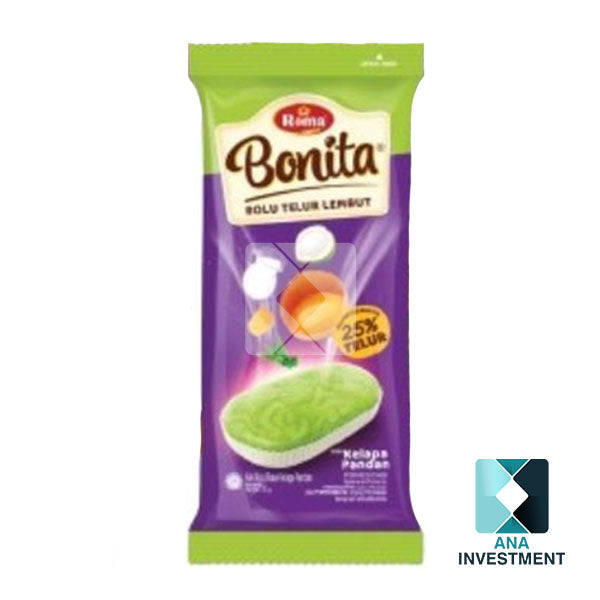 BONITA COCONUT PANDAN CUP CAKE 30G
