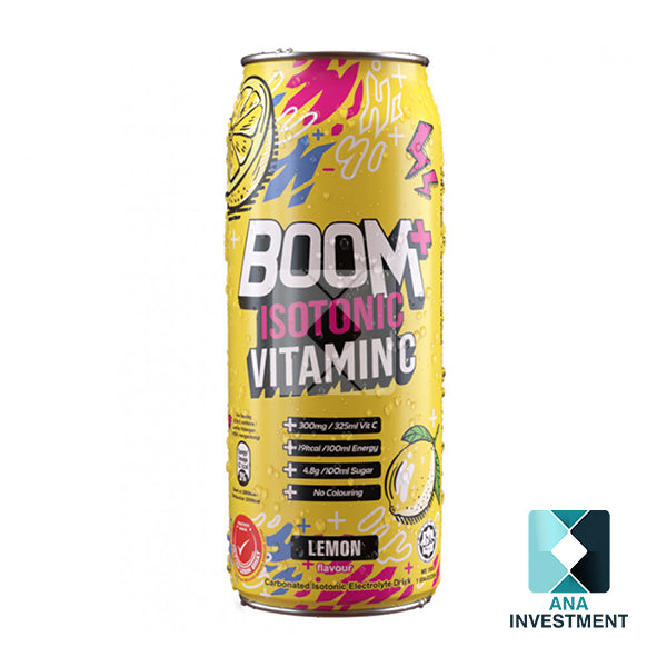 BOOM+ ISOTONIC VITAMIN C (LEMON) 325ML