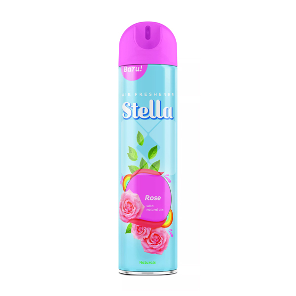 STELLA AEROSOL FRESHENER ROSE 250ML