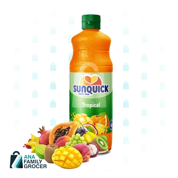SUNQUICK FRUIT COCKTAIL 700ML (TROPICAL)