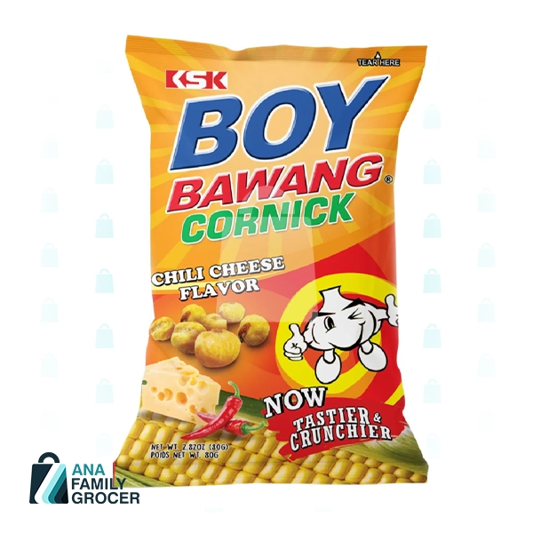 BOY BAWANG CORNICK CHILI CHEESE 80G
