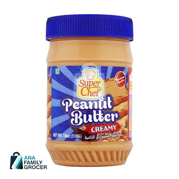 SUPERCHEF PEANUT BUTTER CREAMY 510G