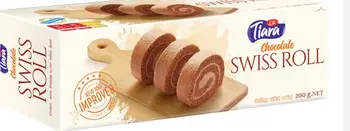 TIARA SWISS ROLL CHOCOLATE 200G
