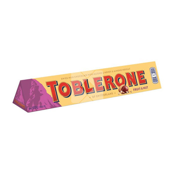 TOBLERONE FRUIT & NUT 100G