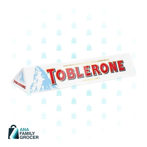 TOBLERONE WHITE CHOCOLATE 100G