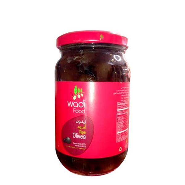 WADI BLACK OLIVES 360GM