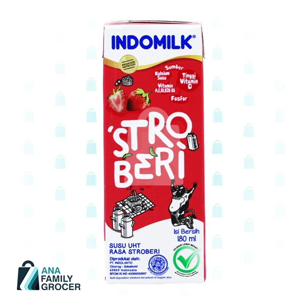 INDOMILK STRAWBERRY 180ML