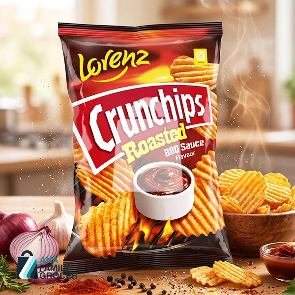 LORENZ CRUNCHIPS ROASTED BBQ 120G