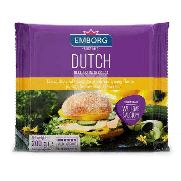 DUTCH GOUDA FLAVOUR SLICED 200G