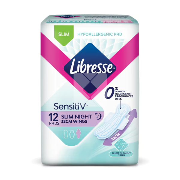 LIBRESSE SLIM NIGHT WINGS 32CM - 12S