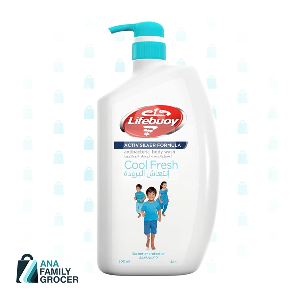 LIFEBUOY BODY WASH COOL FRESH 500ML