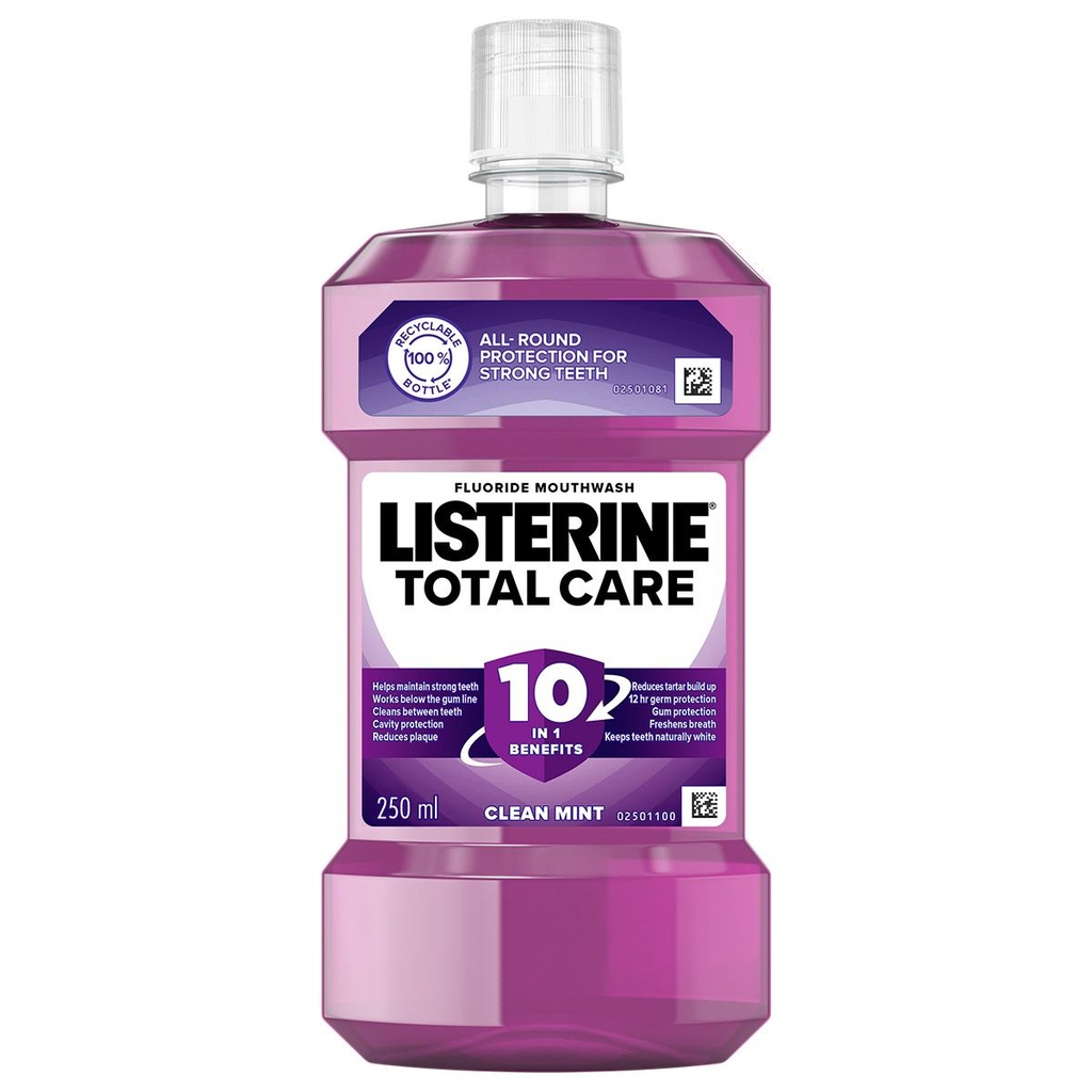LISTERINE MOUTHWASH CLEAN MINT 250ML