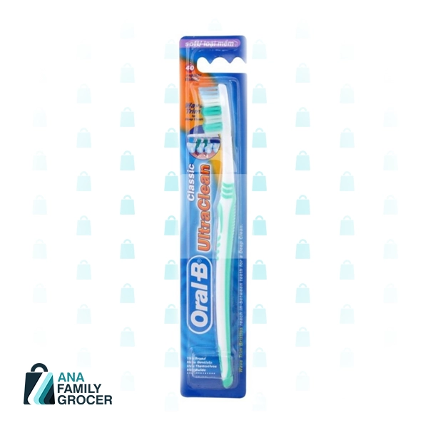 ORAL B TOOTHBRUSH CLASSIC ULTRA CLEAN SOFT