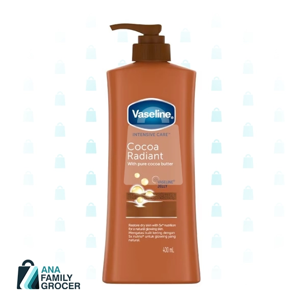 VASELINE BODY LOTION COCOA RADIANT 400ML