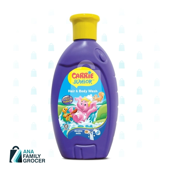 CARRIE JUNIOR HAIR & BODY WASH DOUBLE MILK 280G