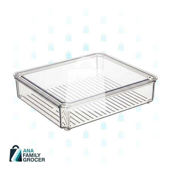 FRIDGE STORAGE CONTAINER RECTANGULAR 30CM X 20CM X 5CM - 1.9L