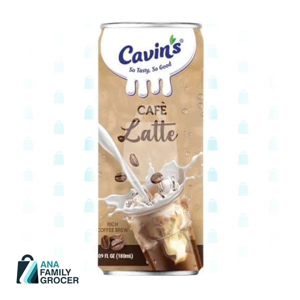 CAVINS CAFE LATTE 180ML - TIN