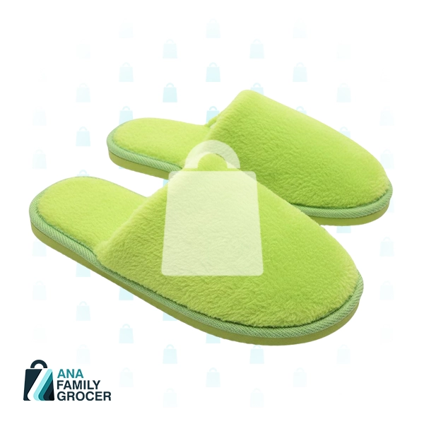 ROOM SLIPPERS GREEN - 38/39