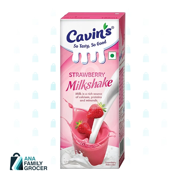 CAVINS STRAWBERRY MILKSHAKE 180ML