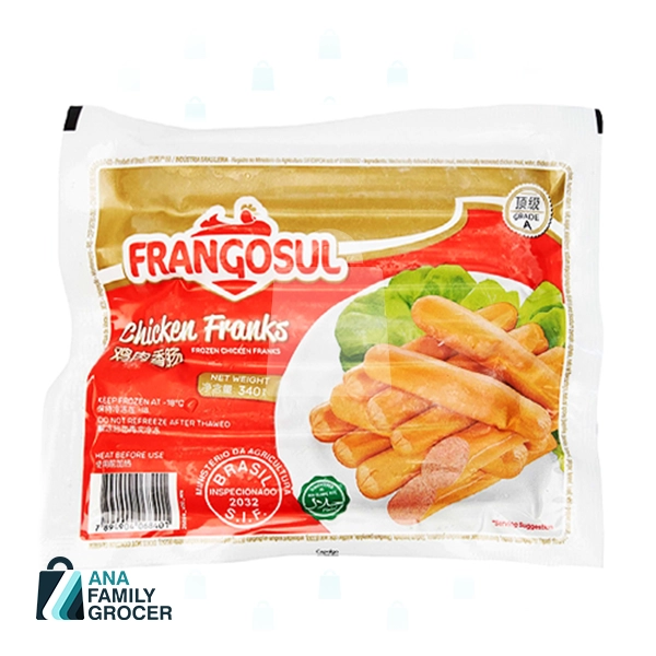 CHICKEN SAUSAGES FRANGASOUL 340G