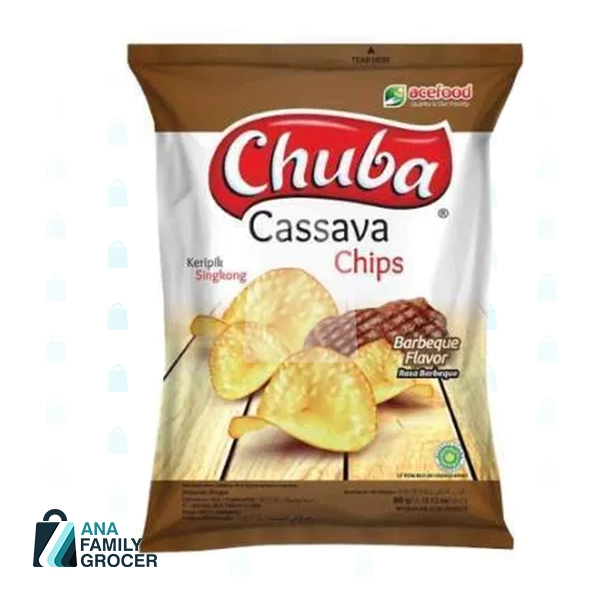 CHUBA CASSAVA CHIPS PACKET BBQ 140G