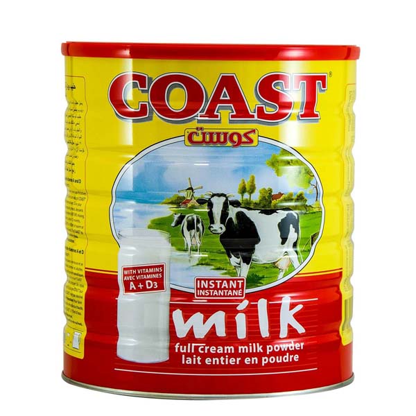 COAST FULL CREAM MILK POWDER 2500G
