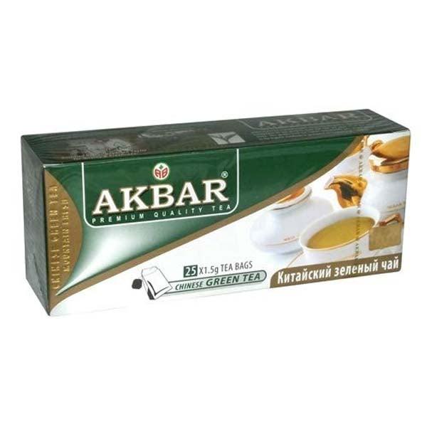 AKBAR CHINESE GREEN TEA BAGS 25 X 1.5GM