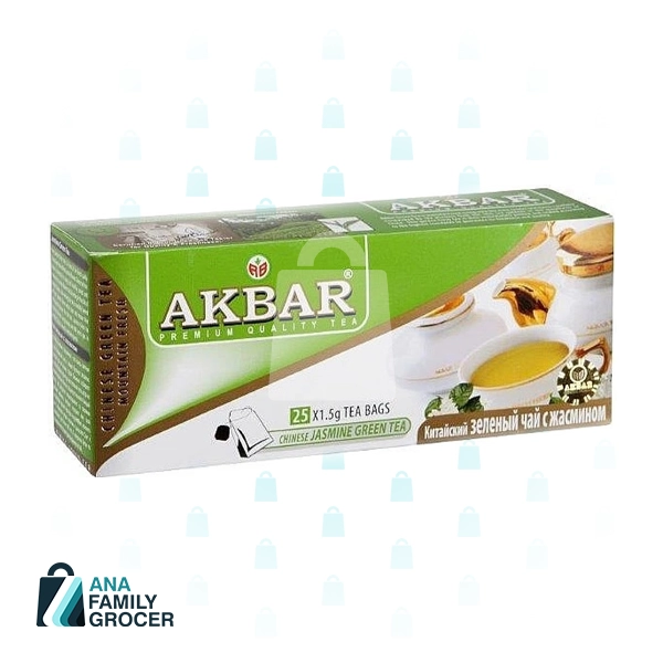 AKBAR JASMINE GREEN TEA 25 X 1.5G
