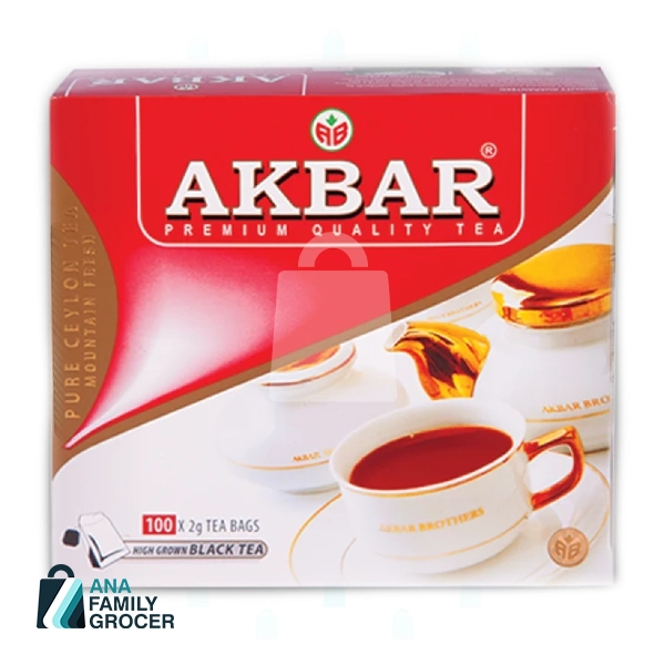 AKBAR TEA BAGS 100 X 2G