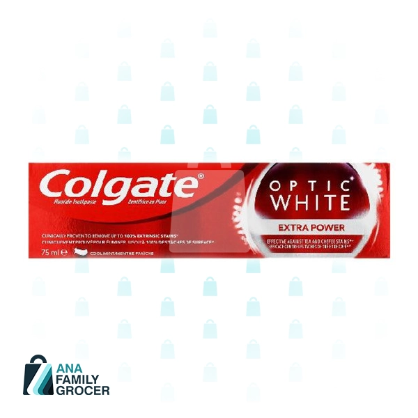 COLGATE OPTIC WHITE TOOTHPASTE EXTRA POWER 75ML