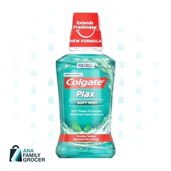 COLGATE PLAX MOUTHWASH SOFT MINT 250ML